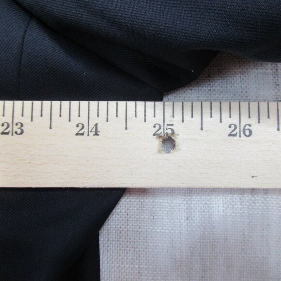 Hickey Freeman Blazer Jacket Mens Navy Long Sleeve Notch Lapel Single Breasted - Picture 10 of 10